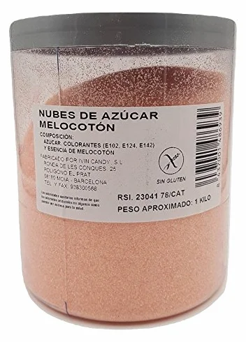 Algodón Nubes de Azúcar Melocotón 1 Kg