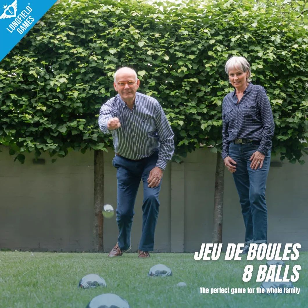 Engelhart Juego de Bolas de Petanca de Lujo 8 Bolas 010206