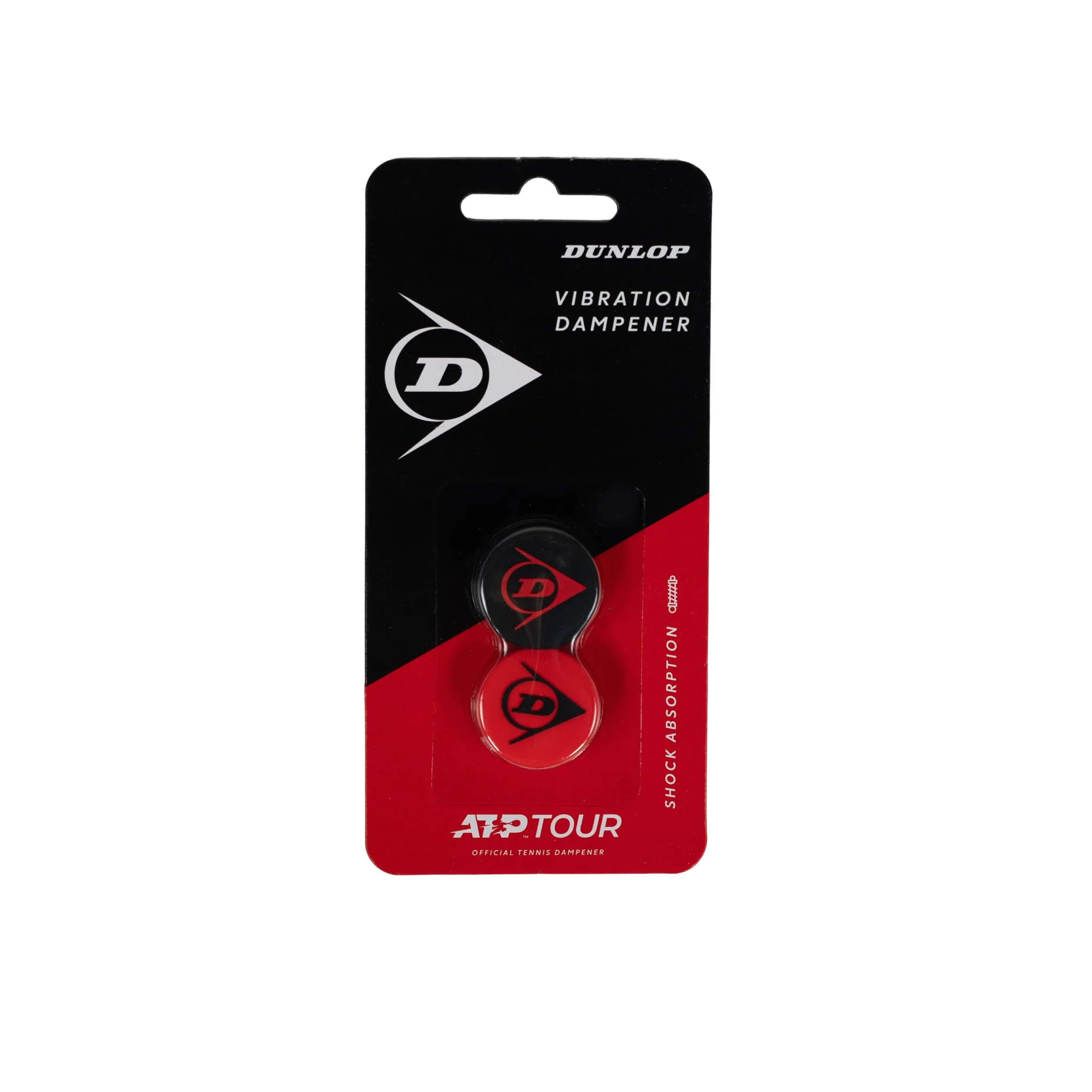 Amortiguador Dunlop Flying D Rojo/Negro Pack 2 - Amortiguador de Vibraciones para Raqueta de Tenis