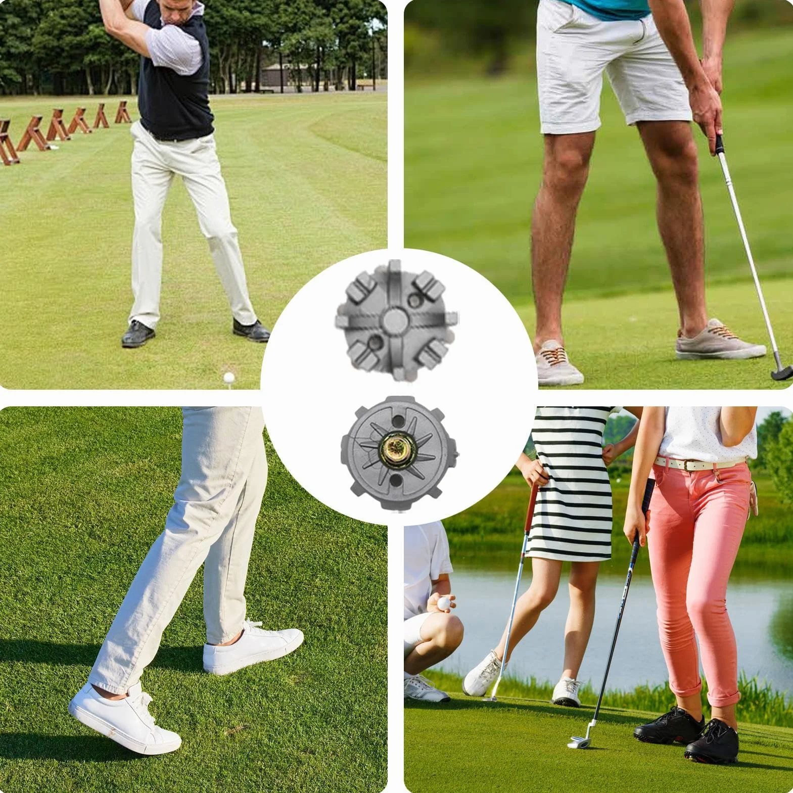 Tacos para Zapatos de Golf 14 Piezas Repuesto Fijación de Tornillo
