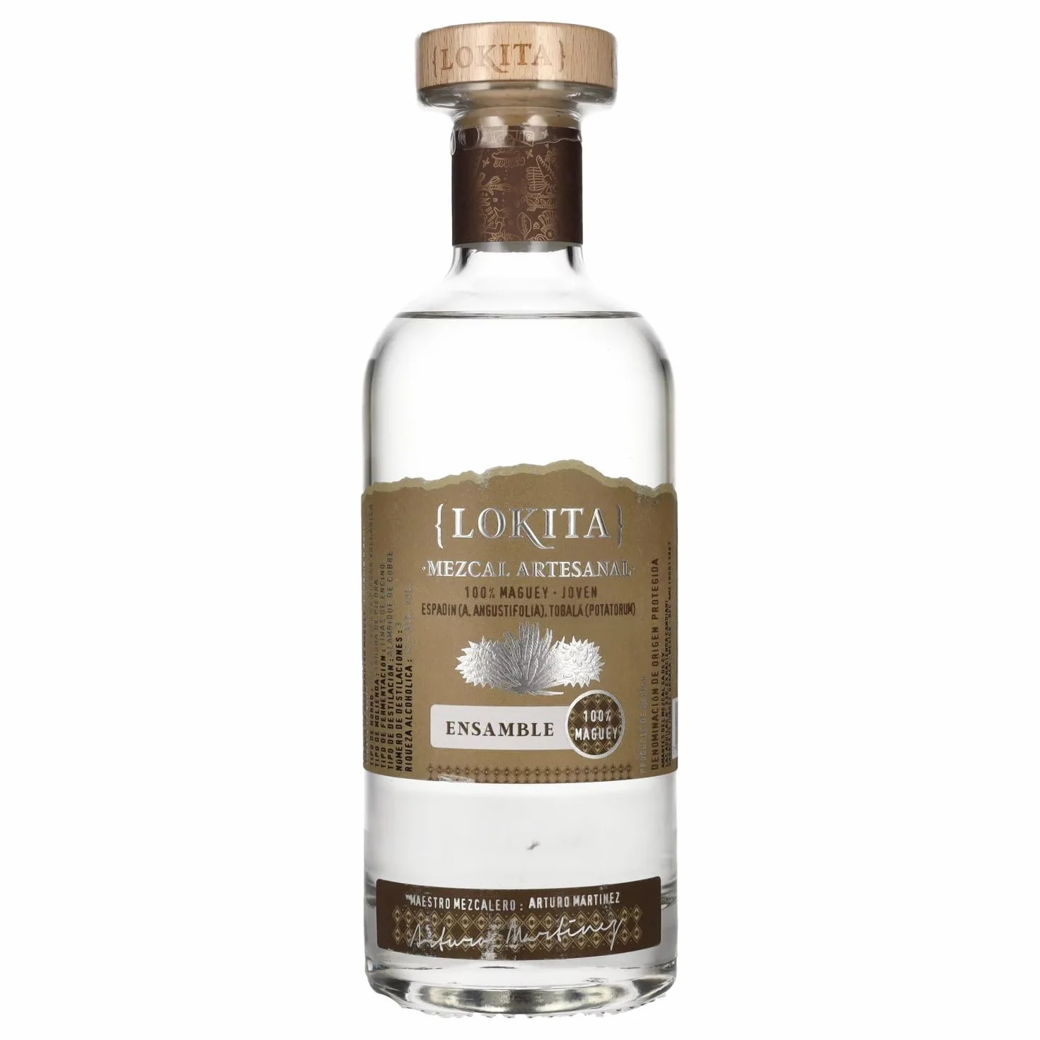 Lokita ENSAMBLE 100% Maguey Mezcal Artesanal 40% Vol. 0,7l