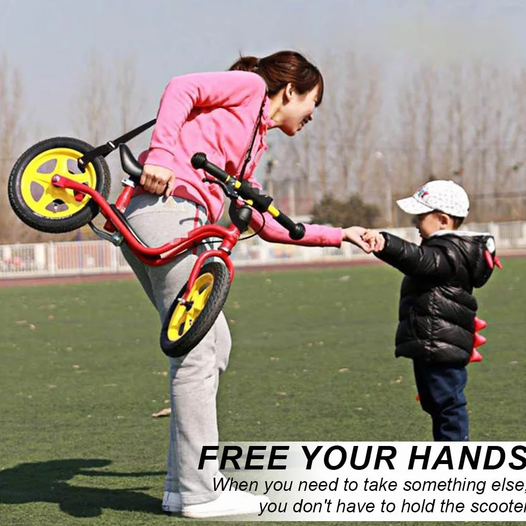 Correa de Hombro para Patinete Eléctrico Ajustable, Accesorio de Transporte para Bicicleta Plegable