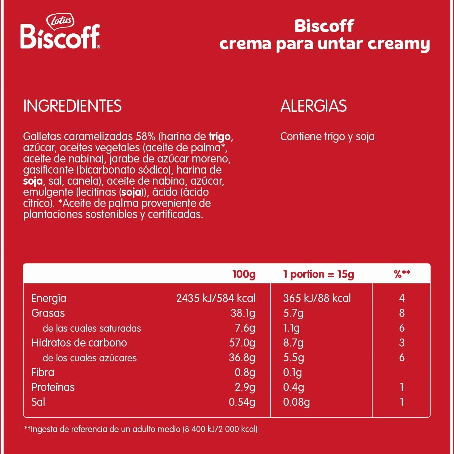 Lotus Biscoff | Crema Dulce para Untar | Cremoso | Sabor a Galleta Caramelizada | Vegano | Sin Frutos Secos | Sin Colorantes ni Aromas Añadidos | Tarro PET | 1.6 kg