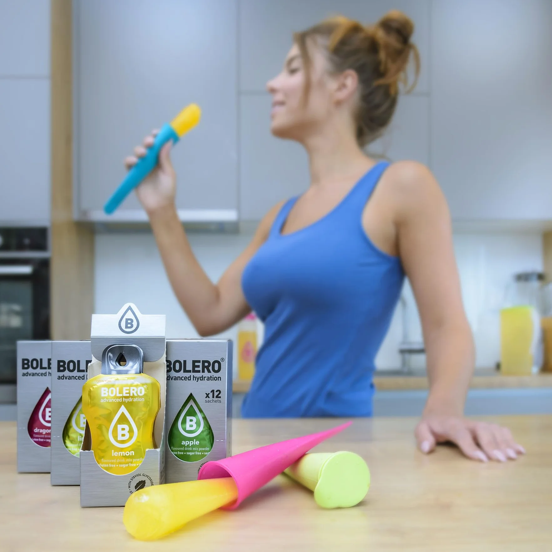 Bolero Drinks Mix Bebida en polvo, 79 unidades (75 x 9 g, 3 x 8 g, 1 x 7 g), sin azúcar, endulzado con stevia, todos los sabores