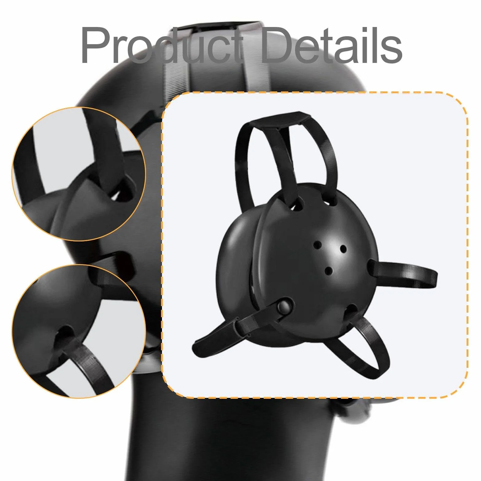 Wrestling Headgear para Adultos con Correa Ajustable Orejeras de NBR Ligero Confortable