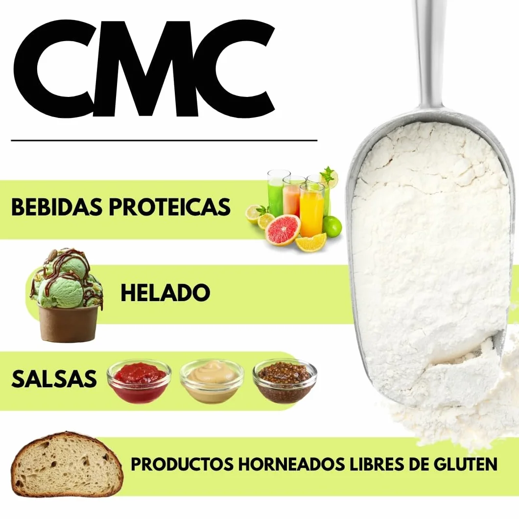 Saporepuro CMC 1 kg - ideal para helados, geles, decoraciones y pastas - Excelente agente gelificante y estabilizante