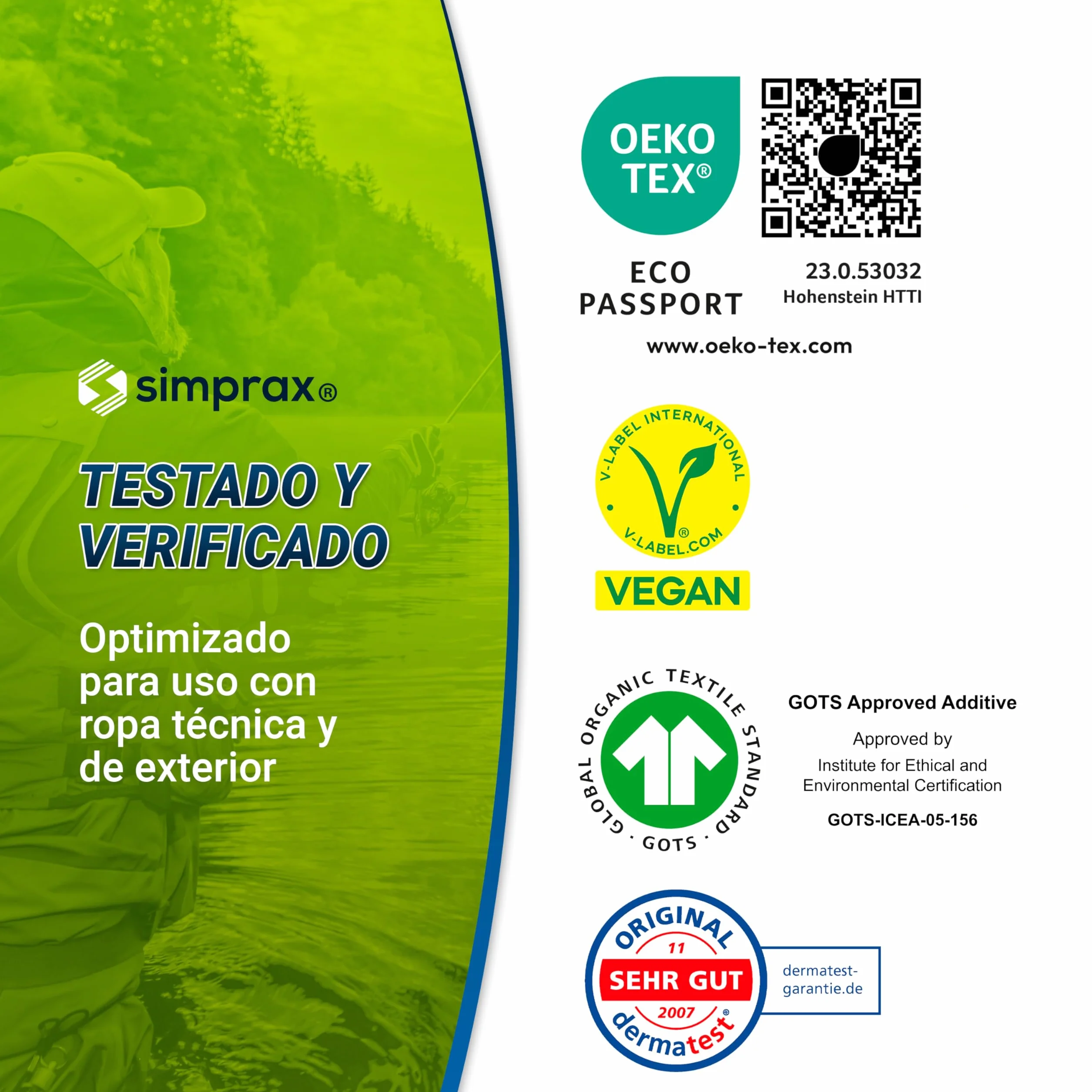 Spray Impermeabilizante Textil 500ml Ecológico para Ropa Técnica y GoreTex Softshell Sympatex