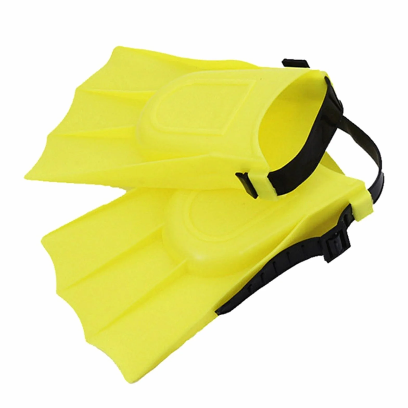 Aletas de natación ajustables para niños EVA PVC antideslizantes esnórquel buceo piscina 3-8 años azul