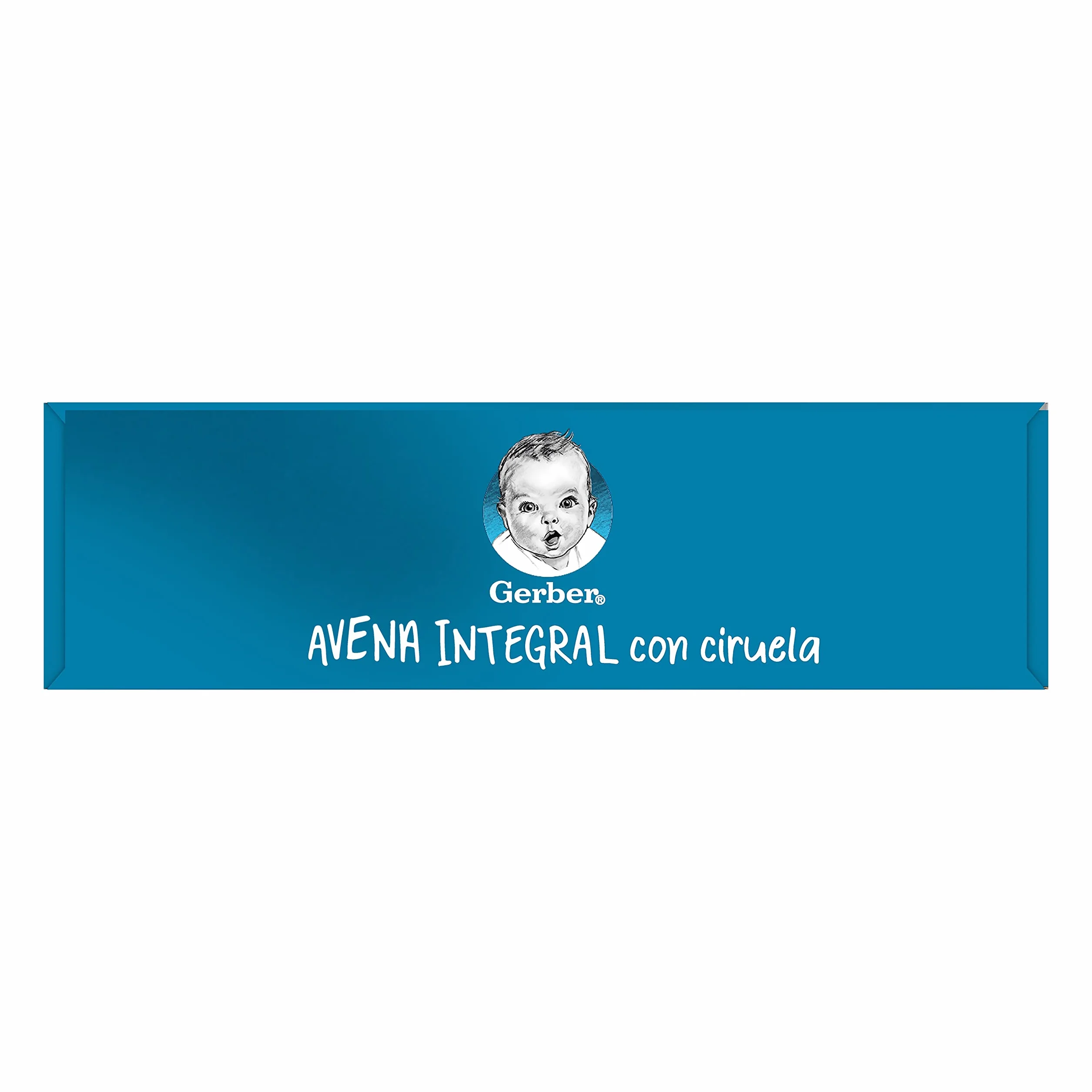 GERBER Avena Integral con Ciruela, Papilla de Cereales para Bebés, Paquetes 9x250g, a partir de 6 meses