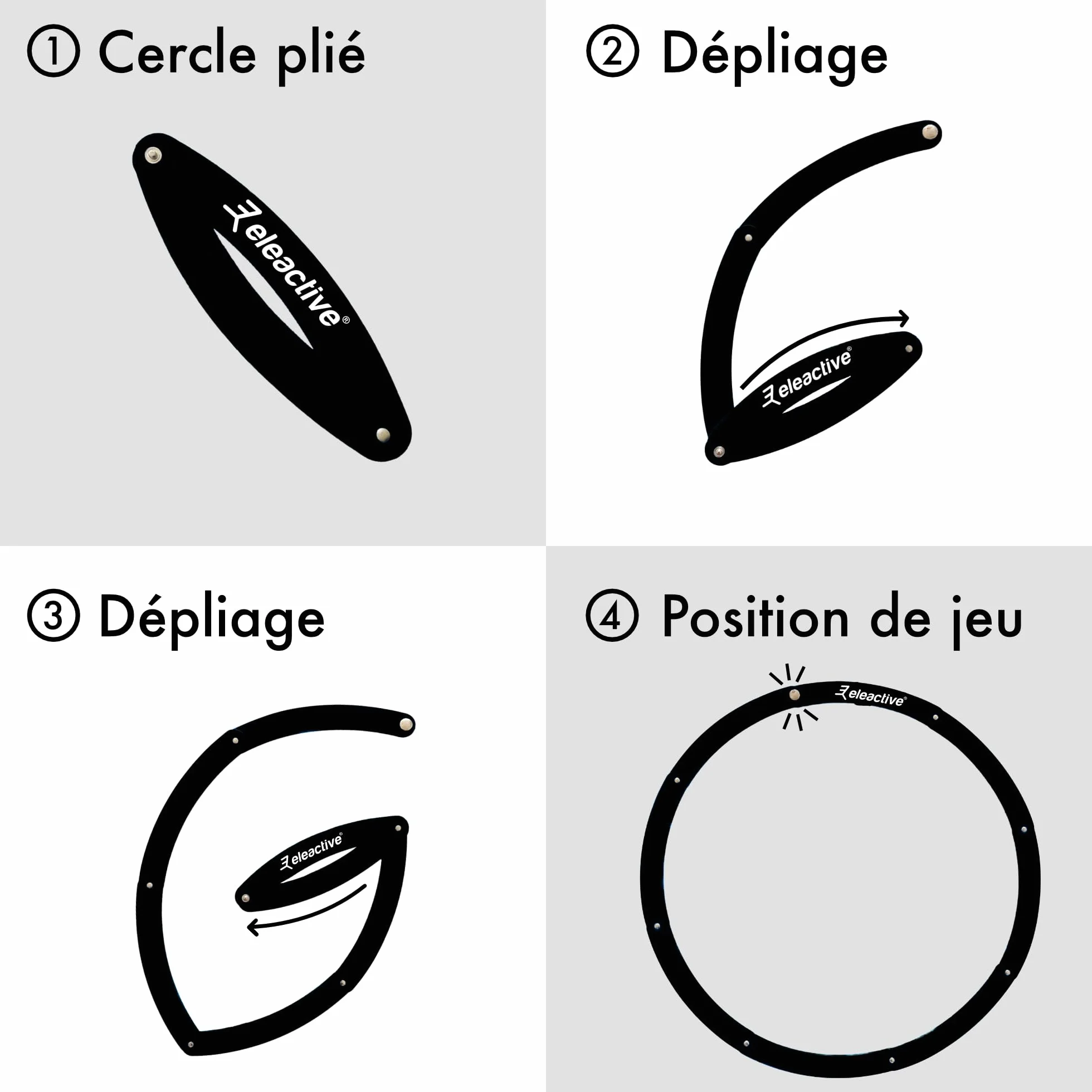 Círculo de Petanca Plegable Fabricado en Francia Aprobado F.I.P.J.P.