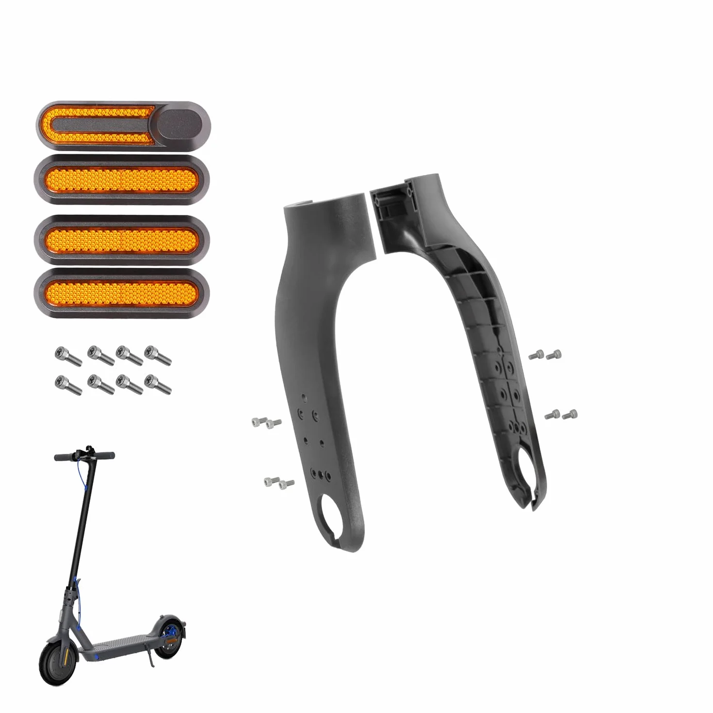 Tapa de horquilla delantera compatible con Xiaomi M365, M365Pro, Pro2, Essential y 1S