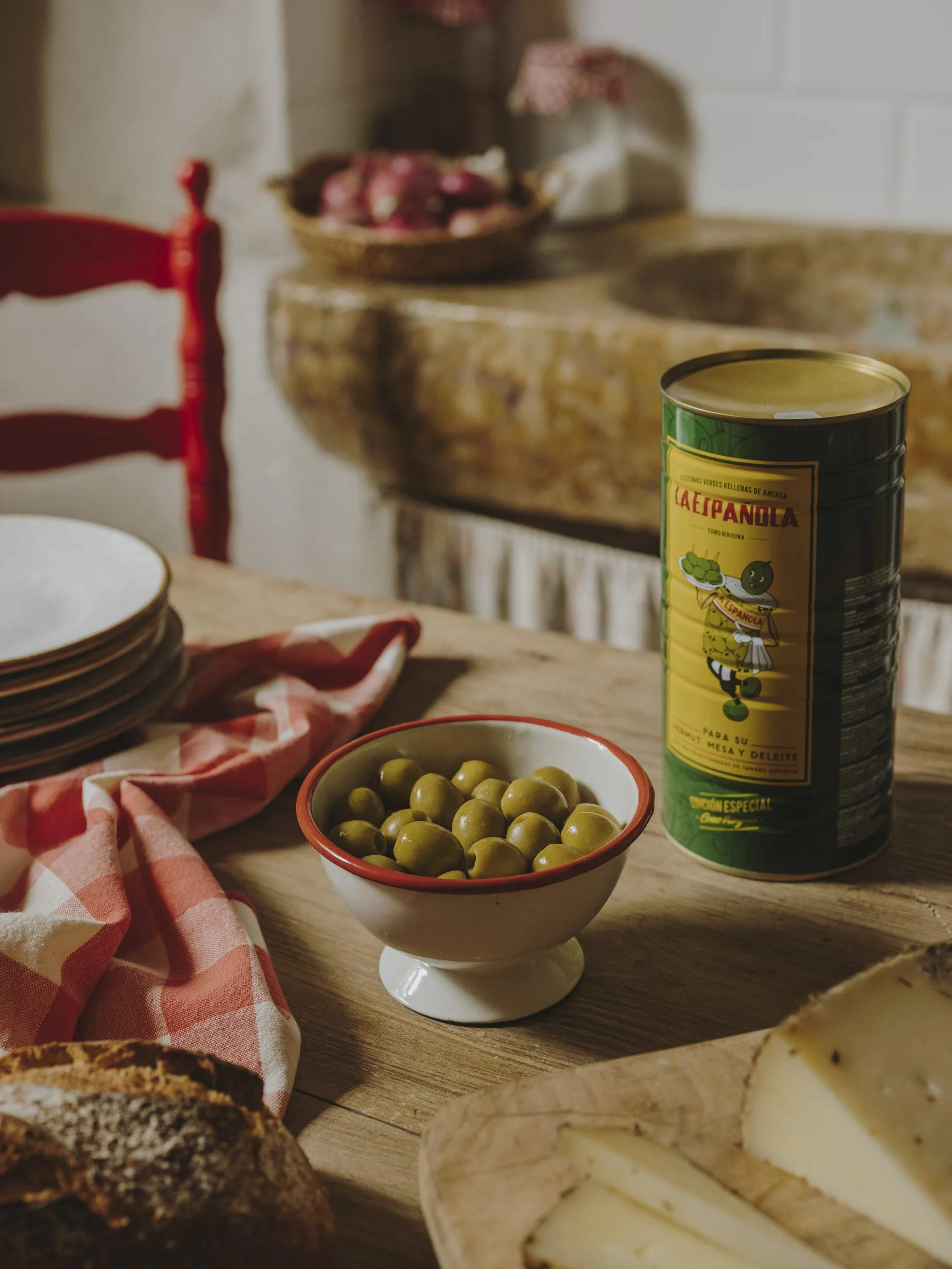 La Española Edición Especial Rellena de Anchoa 600 gr Pack 6 uds
