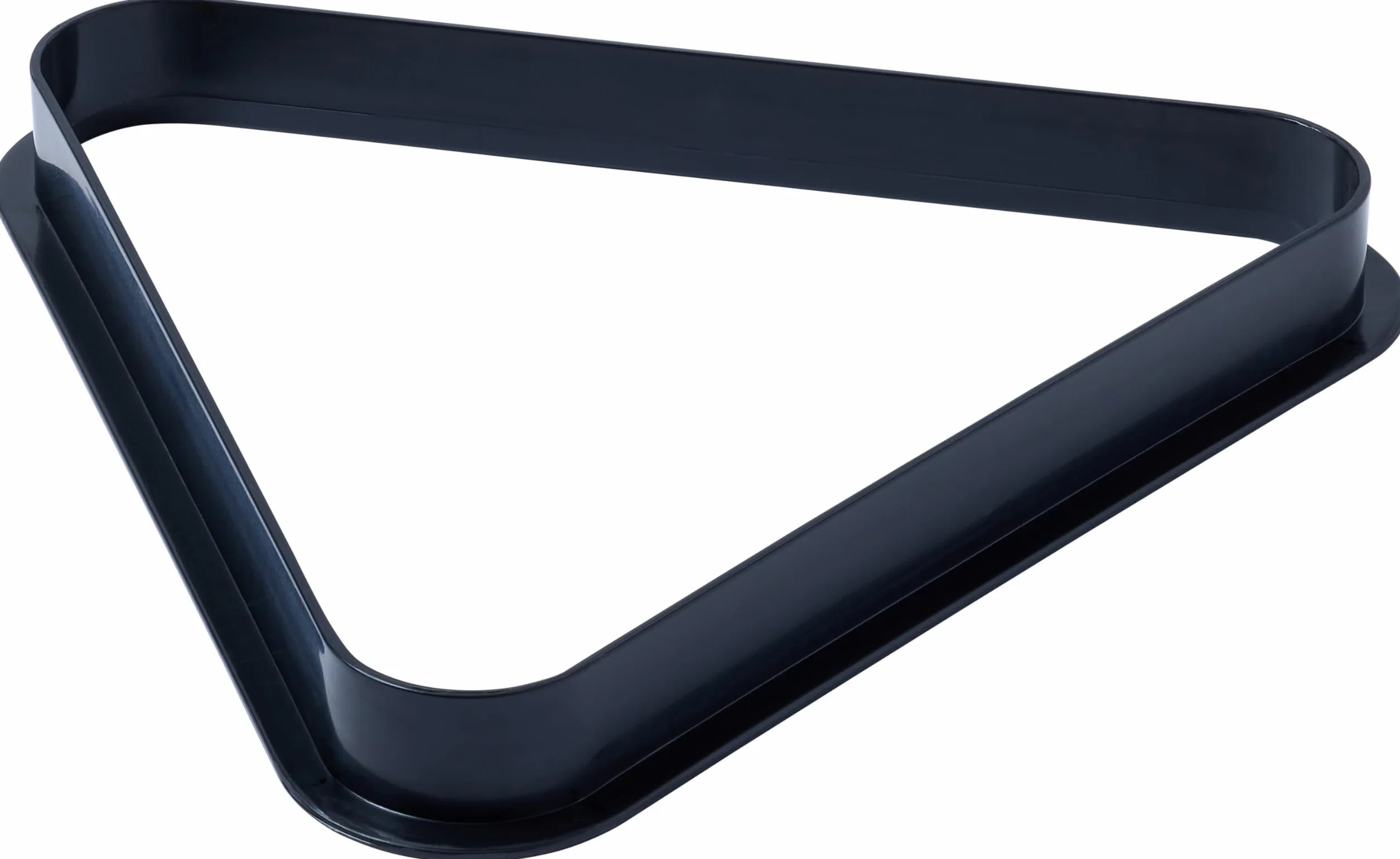 POWERGLIDE Estante Triangular para Pelotas de Billar, Capacidad 10-15 Pelotas, Plástico Negro