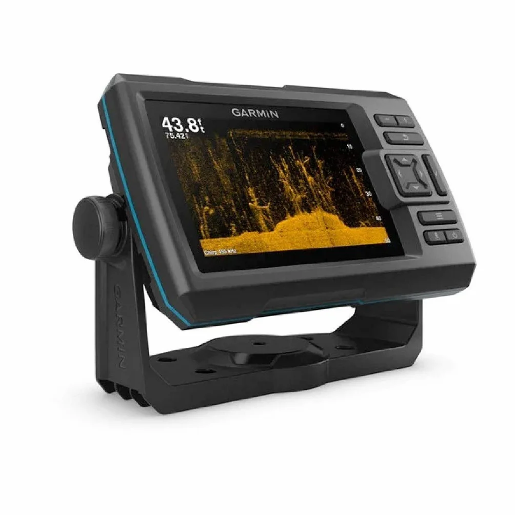 Garmin Striker Plus 5CV GPS Sonar z Mapami Quickdraw Contours i CHIRP ClearVü