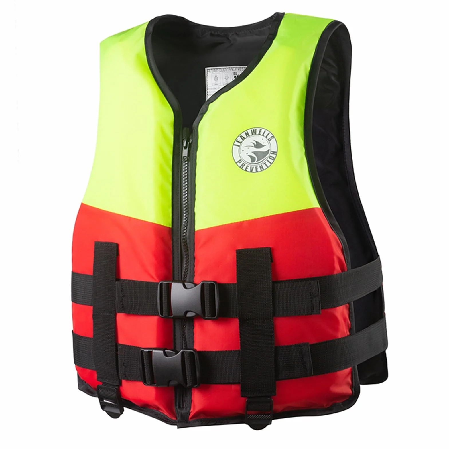 Chaleco de Kayak con Cintura Ajustable y Cremallera para Pesca, Surf, Deportes Acuáticos
