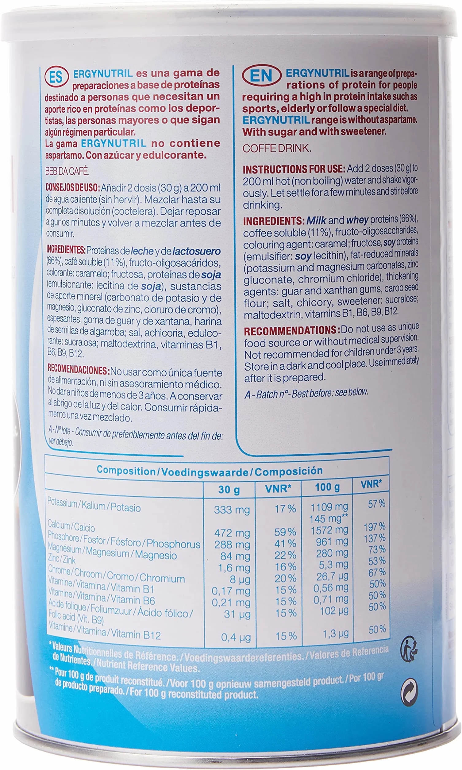 Nutergia - ERGYNUTRIL Café