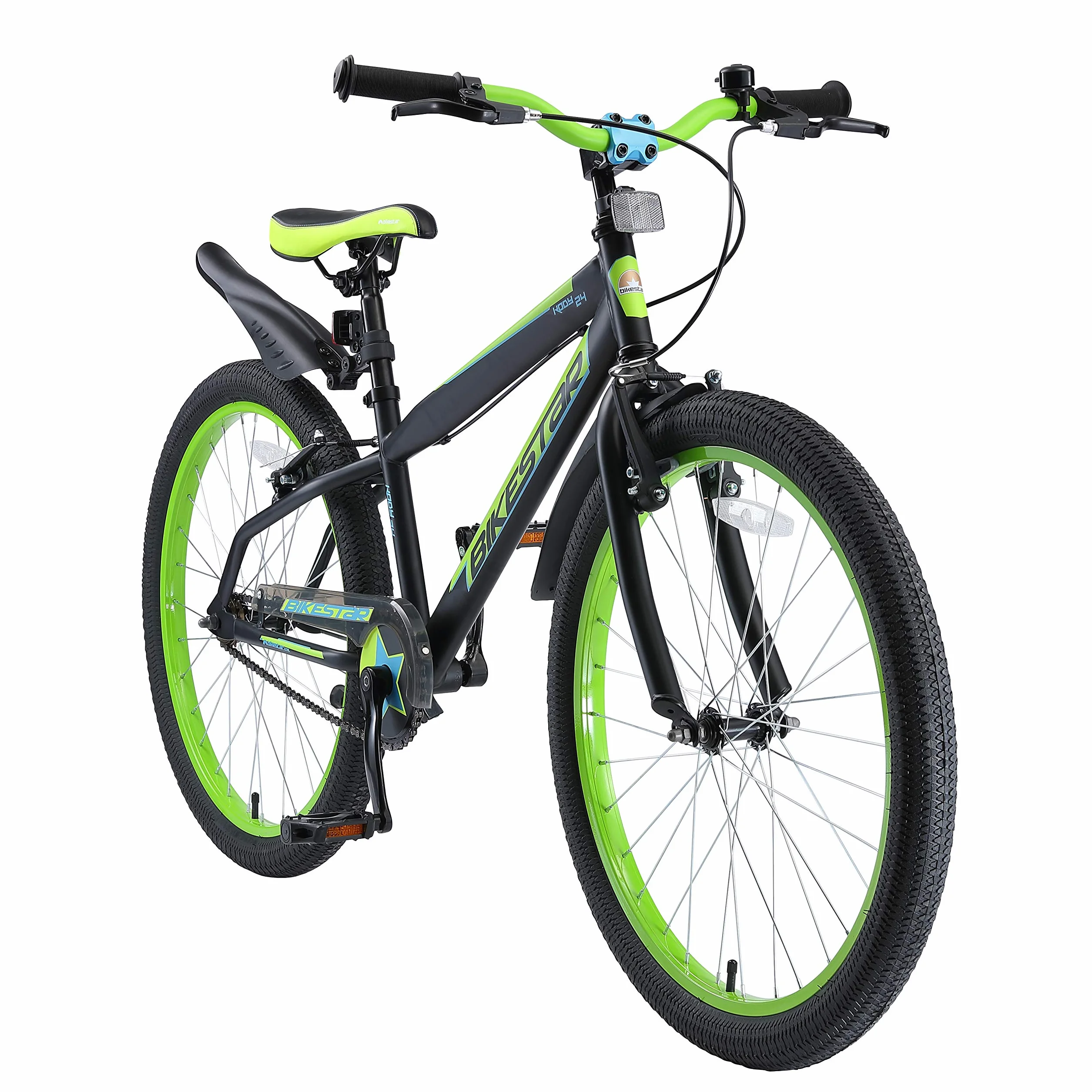 BIKESTAR Bicicleta Infantil 24 Pulgadas Montaña para Niños y Niñas a Partir de 10 Años