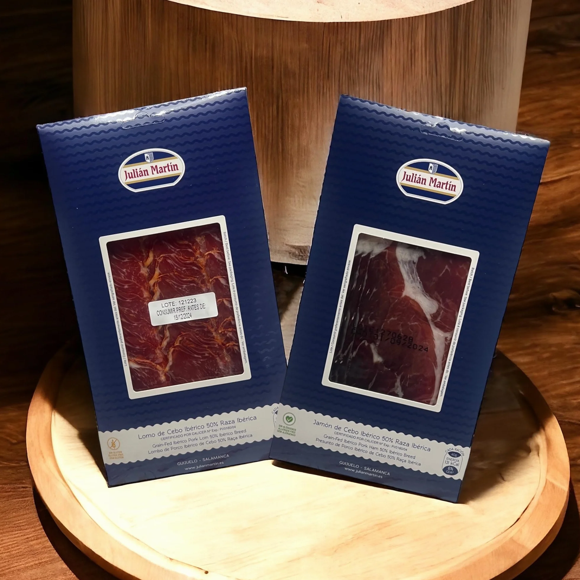 Cesta Gourmet Regalo Embutidos Ibéricos Jamón Caña Lomo Salchichón Chorizo Bellota Aceite Oliva Virgen Extra Picos Rústicos Obando