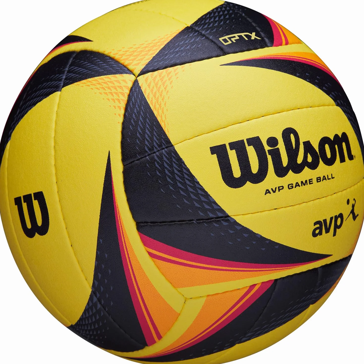 Wilson WTH00020XB Balón de Voleibol Optx AVP Game Ball Tamaño Oficial Amarillo/Negro