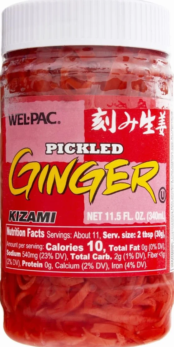 Wel Pac Jengibre en vinagre (Kizami Beni Shouga / Shoga) 340g