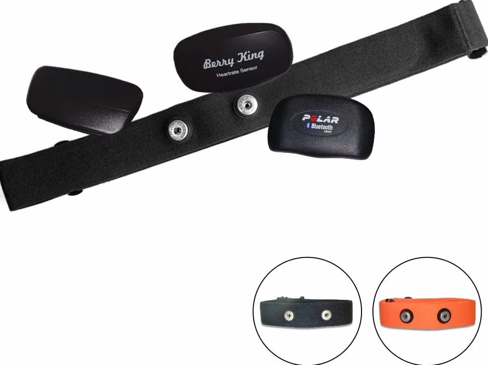 Correa de repuesto elástica ajustable para ANT+ Bluetooth compatible con Garmin Wahoo Polar H1 H2 H3 H7 H9 H10