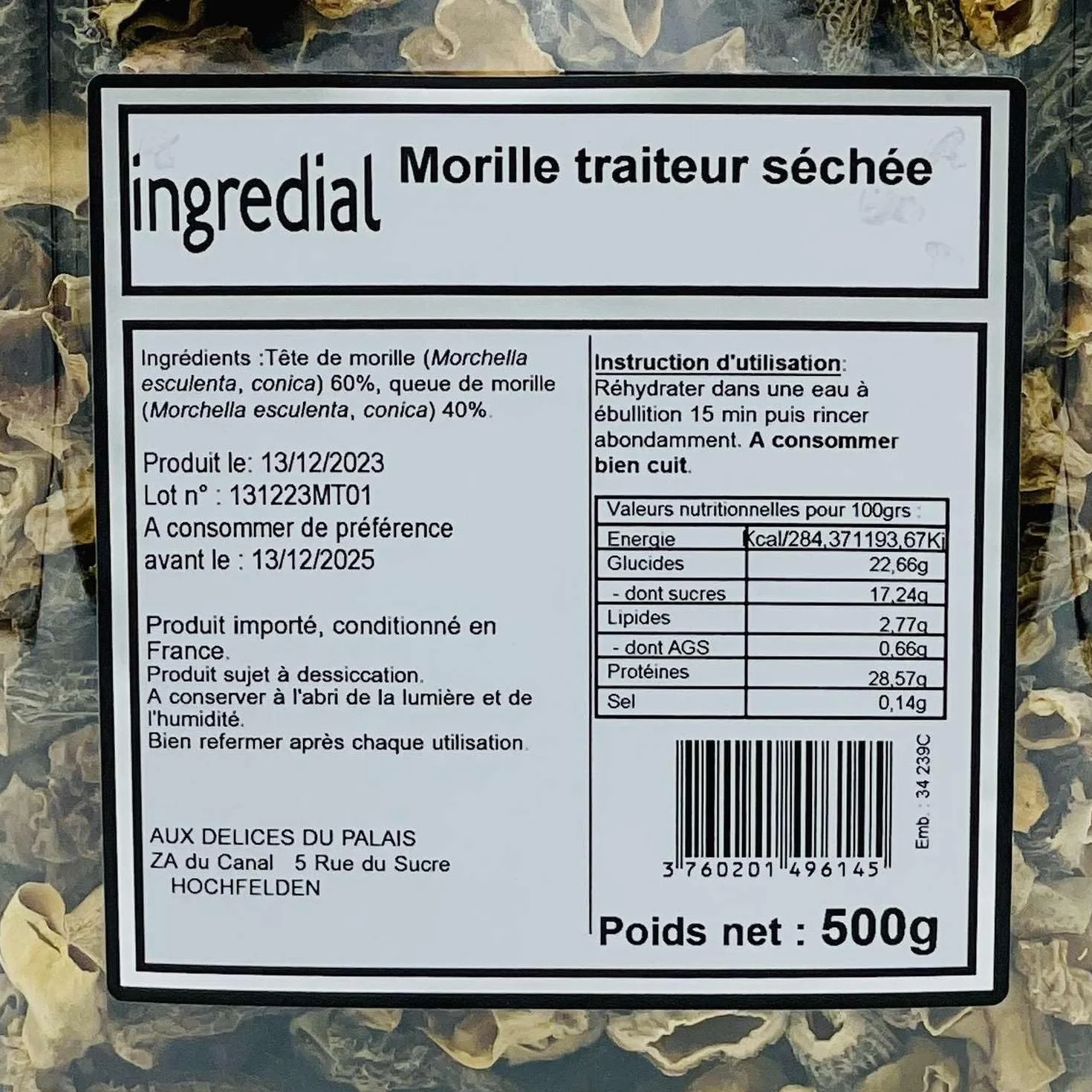 Morille catering – Bote 500 g