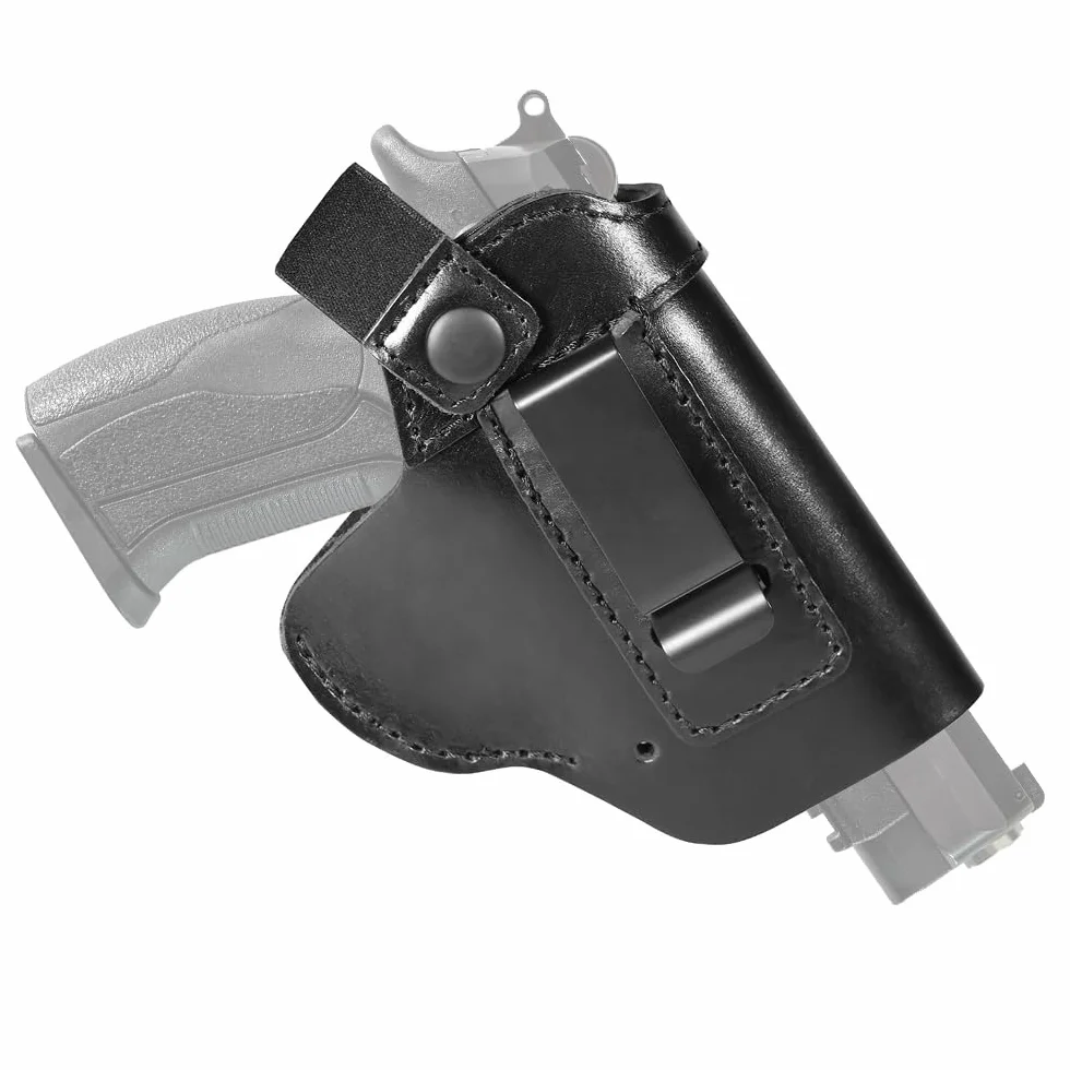 Funda de Cuero para Pistola, Bolsa Oculta con Cinturón, Funda Táctica para Arma