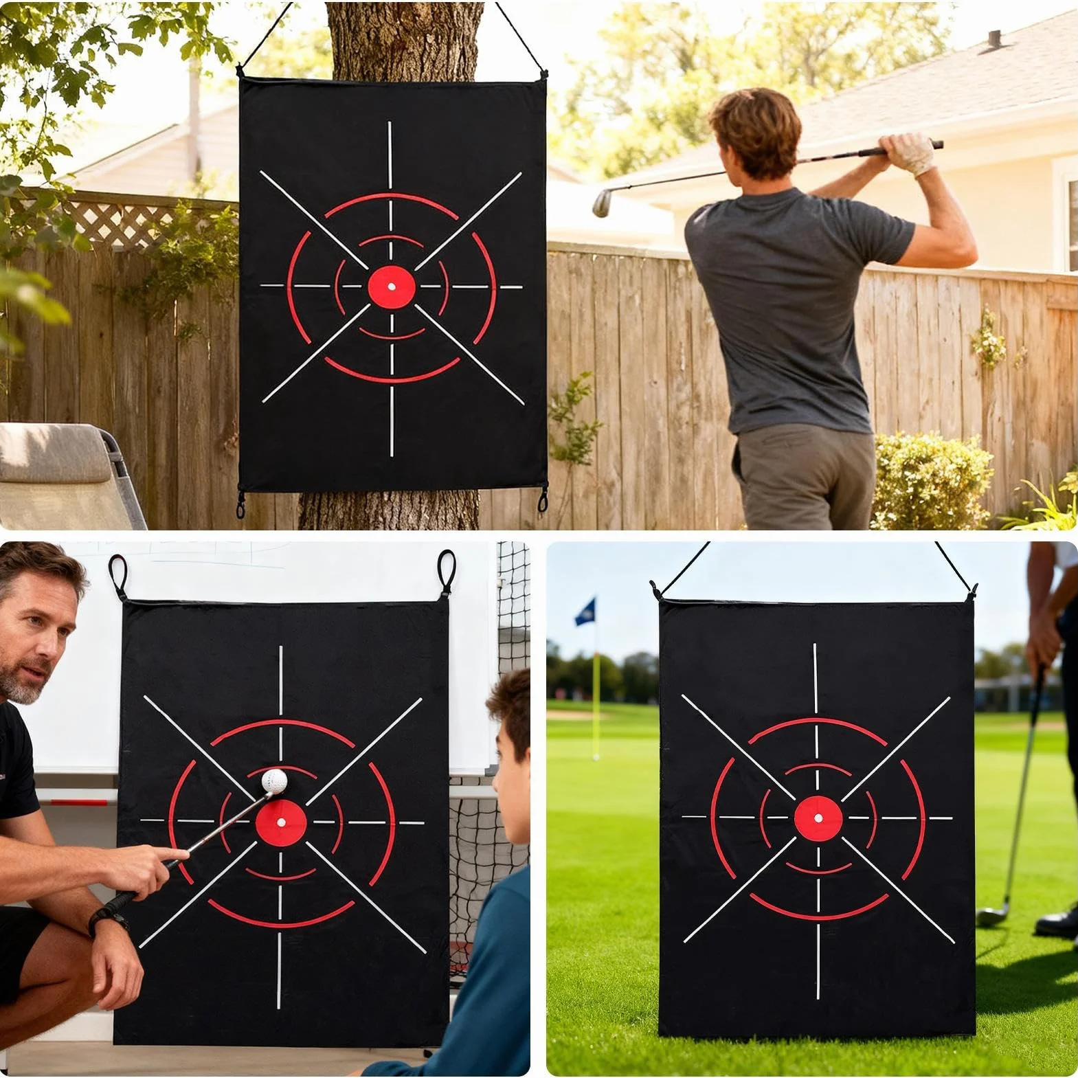 Red De Práctica para Golf Objetivo De Entrenamiento para Uso En Interior Y Exterior