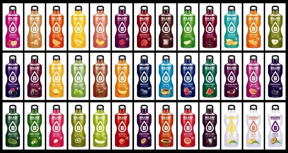 Pack 96 Sabores de Bolero Drinks líquido
