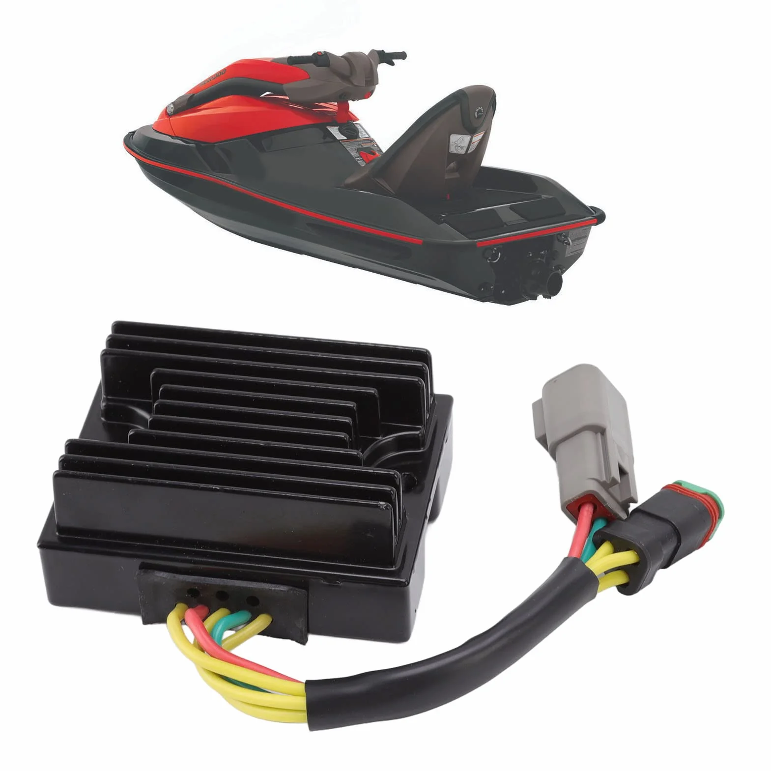 Regulador de Voltaje Rectificador para Sea-Doo 3D DI 782cc 951cc