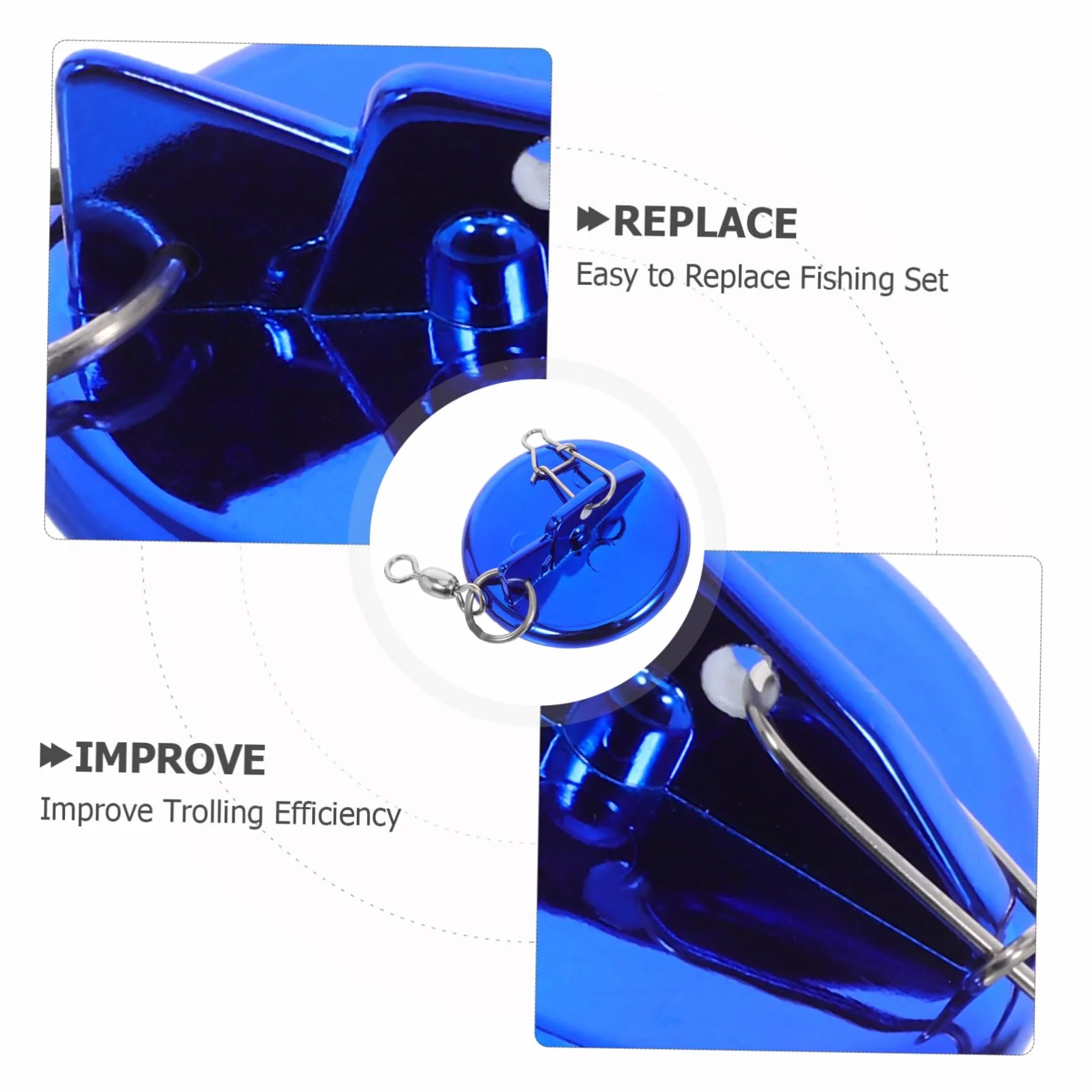 HEMOTON Conector para Pesca en Agua Marina y Salada, Acero Inoxidable Resistente a la Corrosión, Diseño Ajustable de Ángulo