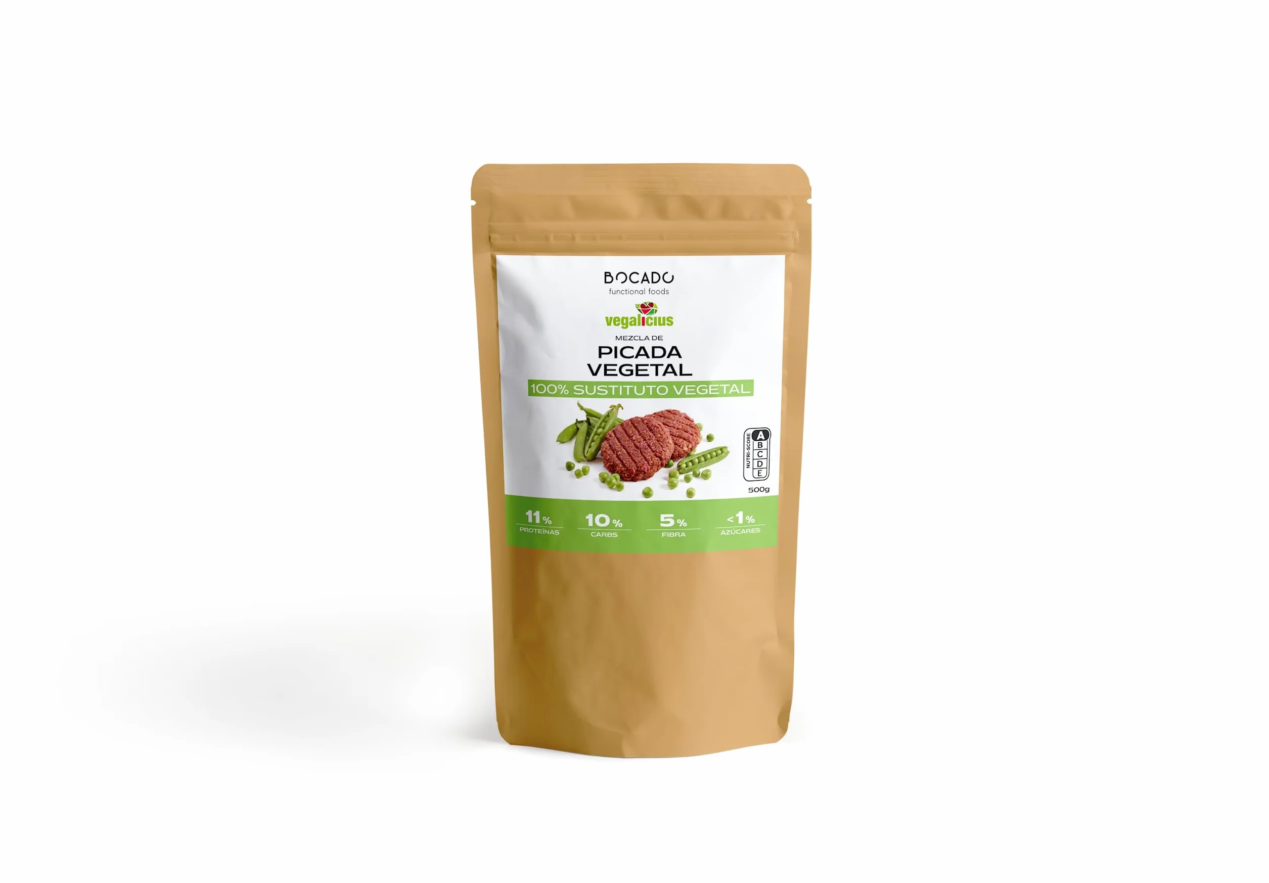 Mezcla para preparar Picada Vegetal - Carne 100% vegana - Gluten Free - Alta en proteínas