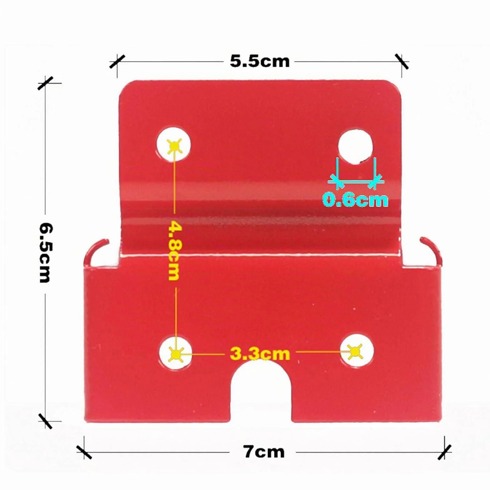 Canasta de baloncesto de pared de hierro 32 cm para exterior e interior