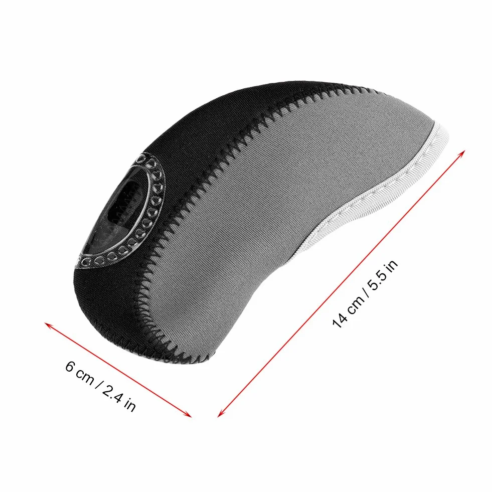 Fundas Protectoras de Golf de Neopreno Impermeables, Juego de 10, Negro Rojo Verde