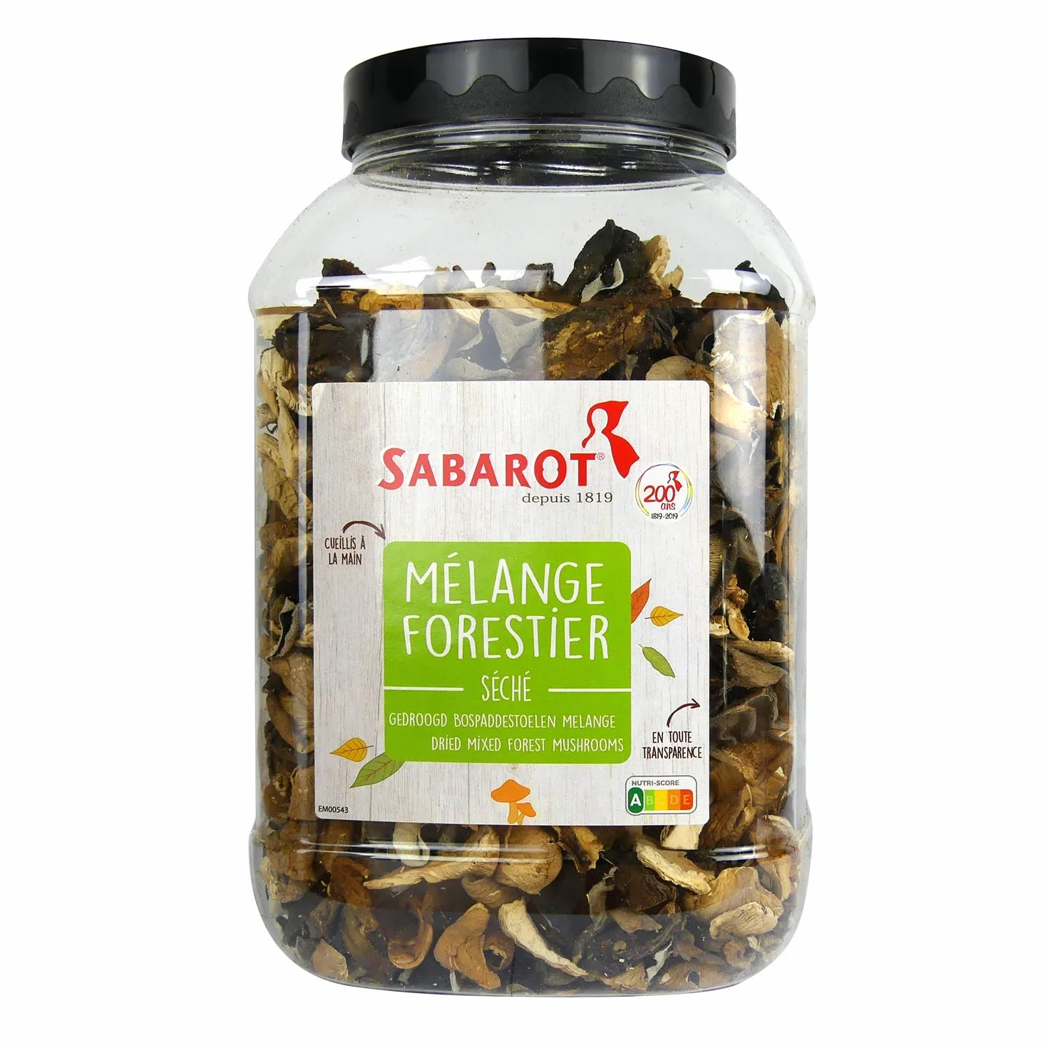 Surtido de setas secas bote 500gr (tras hidratar son 1750gr) SABAROT