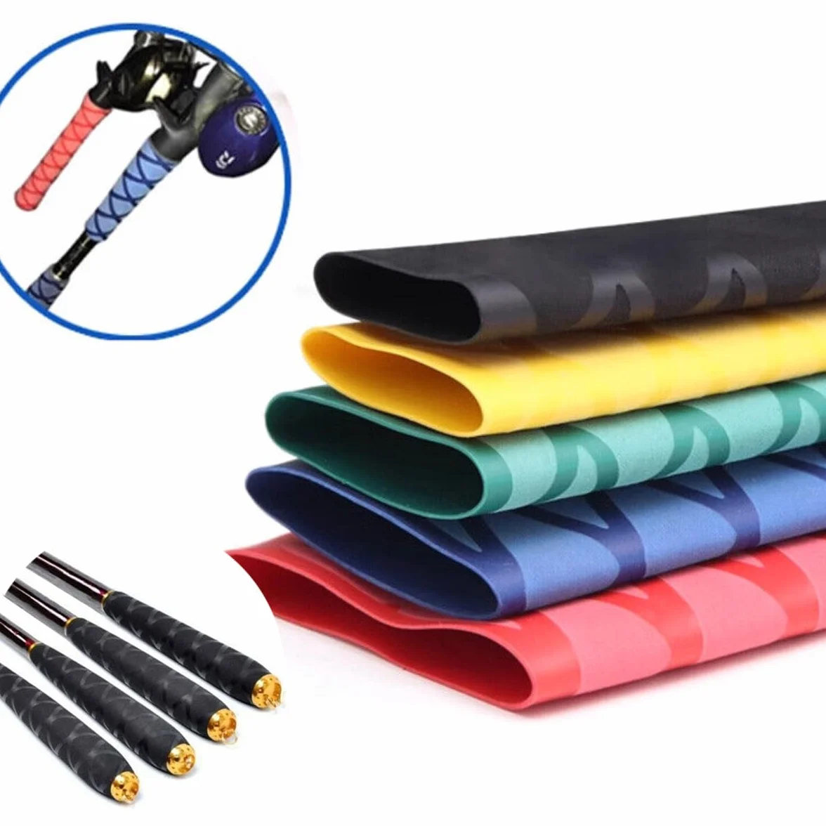 Tubo termorretráctil Unifizz 50 mm diámetro 81 mm ancho plano 2:1 funda cables 1,6 pies Negro