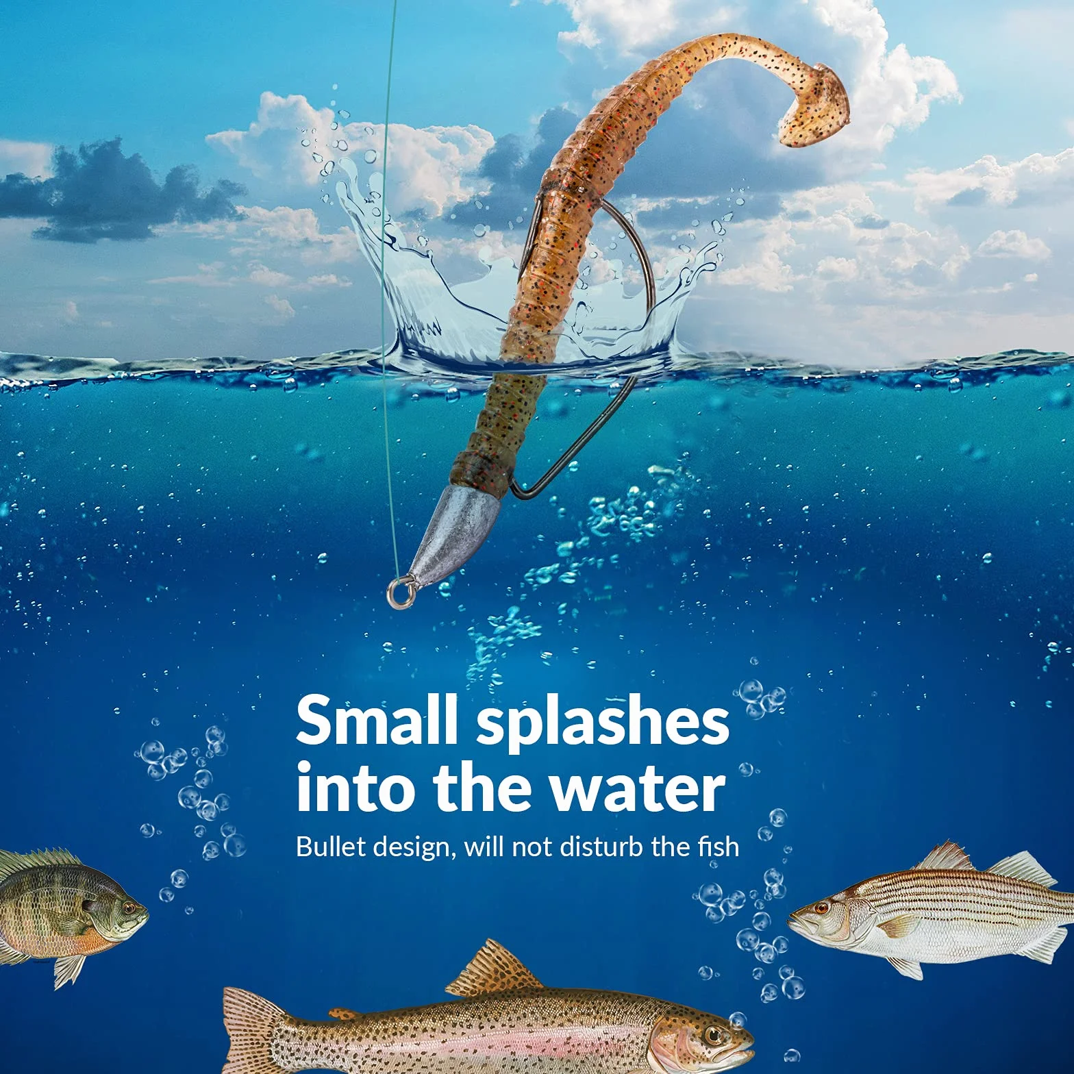 THKFISH Anzuelos con Cabeza de Plomo, Gancho de Cabeza Plomada 5g 7g 10g 14g