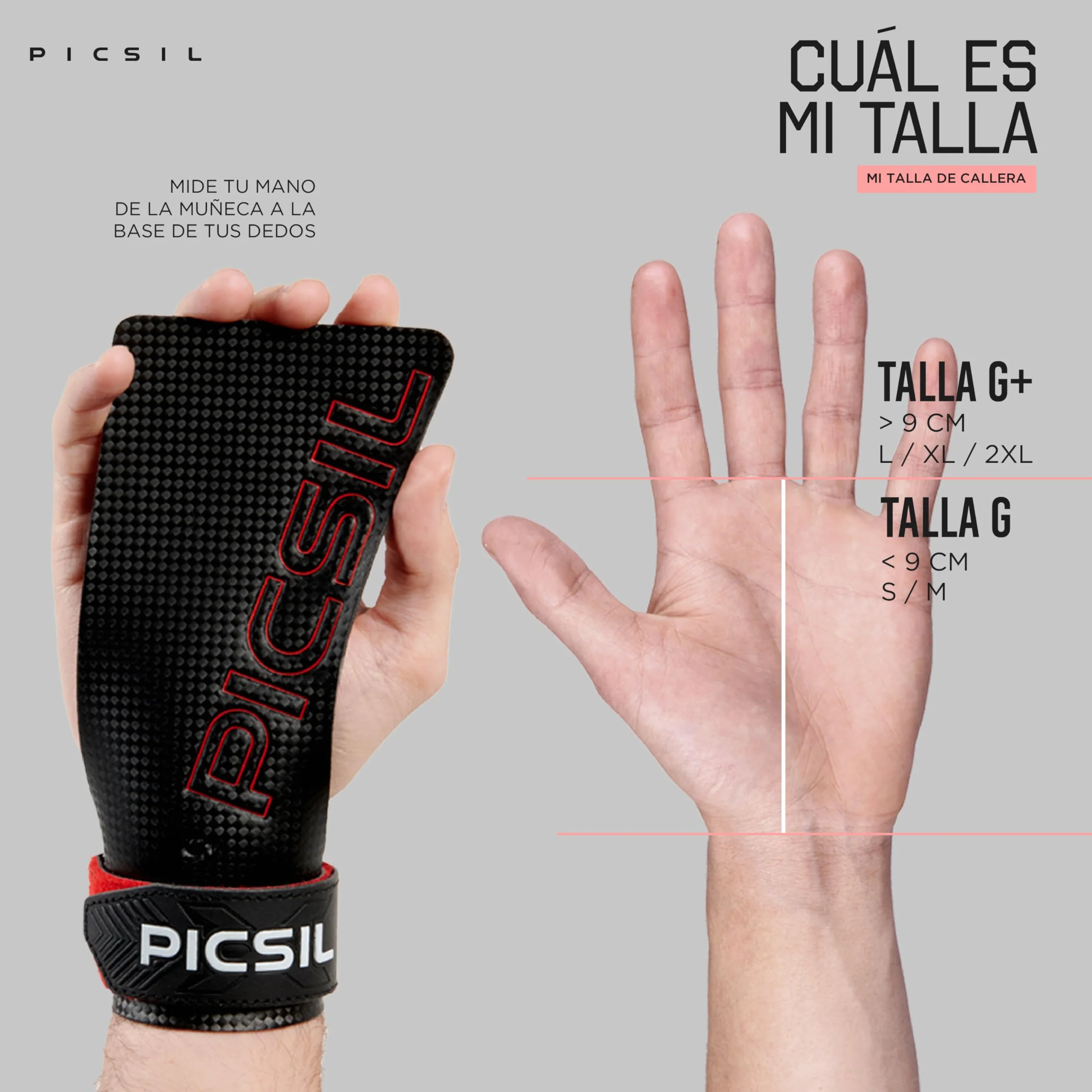 PICSIL Calleras RX Material de Fibra de Carbono Agarre en Todas Superficies