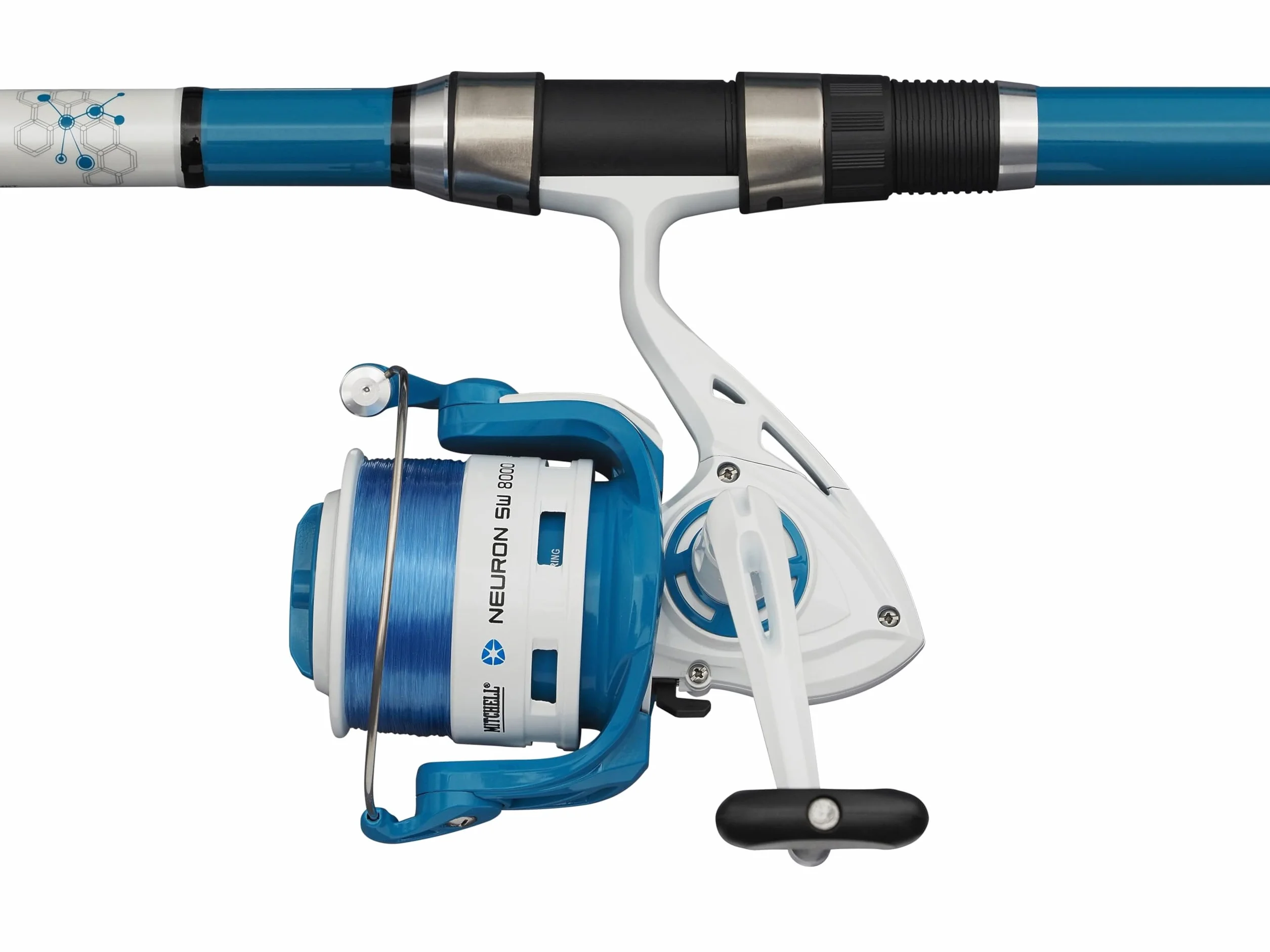 Mitchell Neuron SW II Combo caña carrete Set pesca agua salada 8000