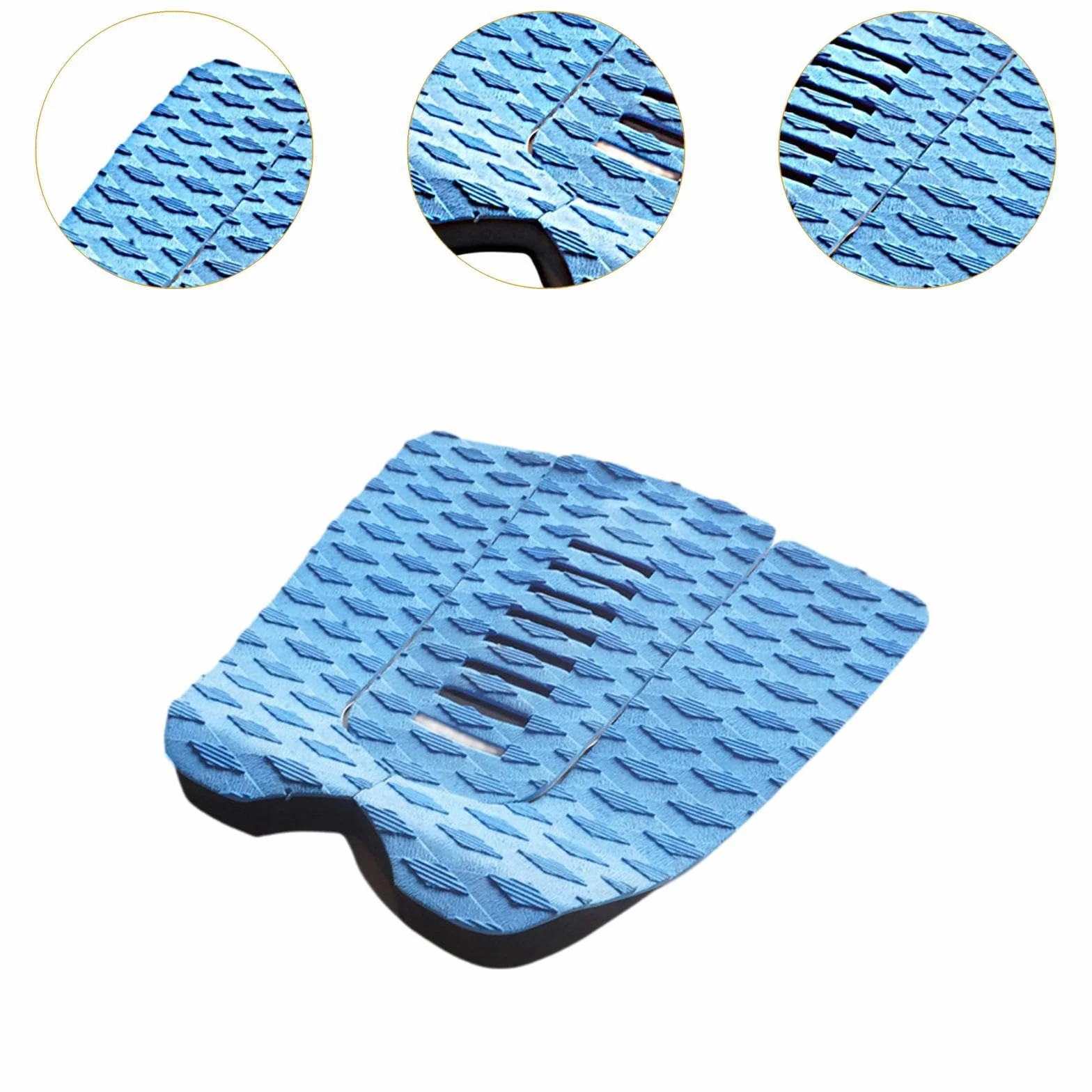 Amagogo Almohadillas de tracción Cubierta Tabla Surf DIY Deck Grip Pading Accesorios