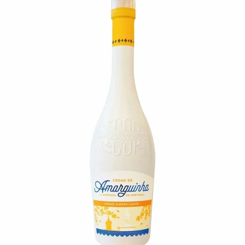 Creme de Amarguinha 17% Vol. – Licor Portugués de Almendra con Toque Cremoso, Dulce y Suave, Ideal Muy Frío o con Hielo, Perfecto como Postre o Digestivo