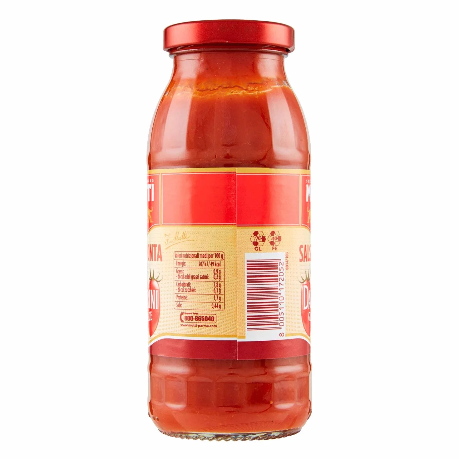 12x Mutti Salsa Pronta Pomodoro Datterini Italian Tomato Sauce for Pasta 300g Ready to Eat! 100% Italian