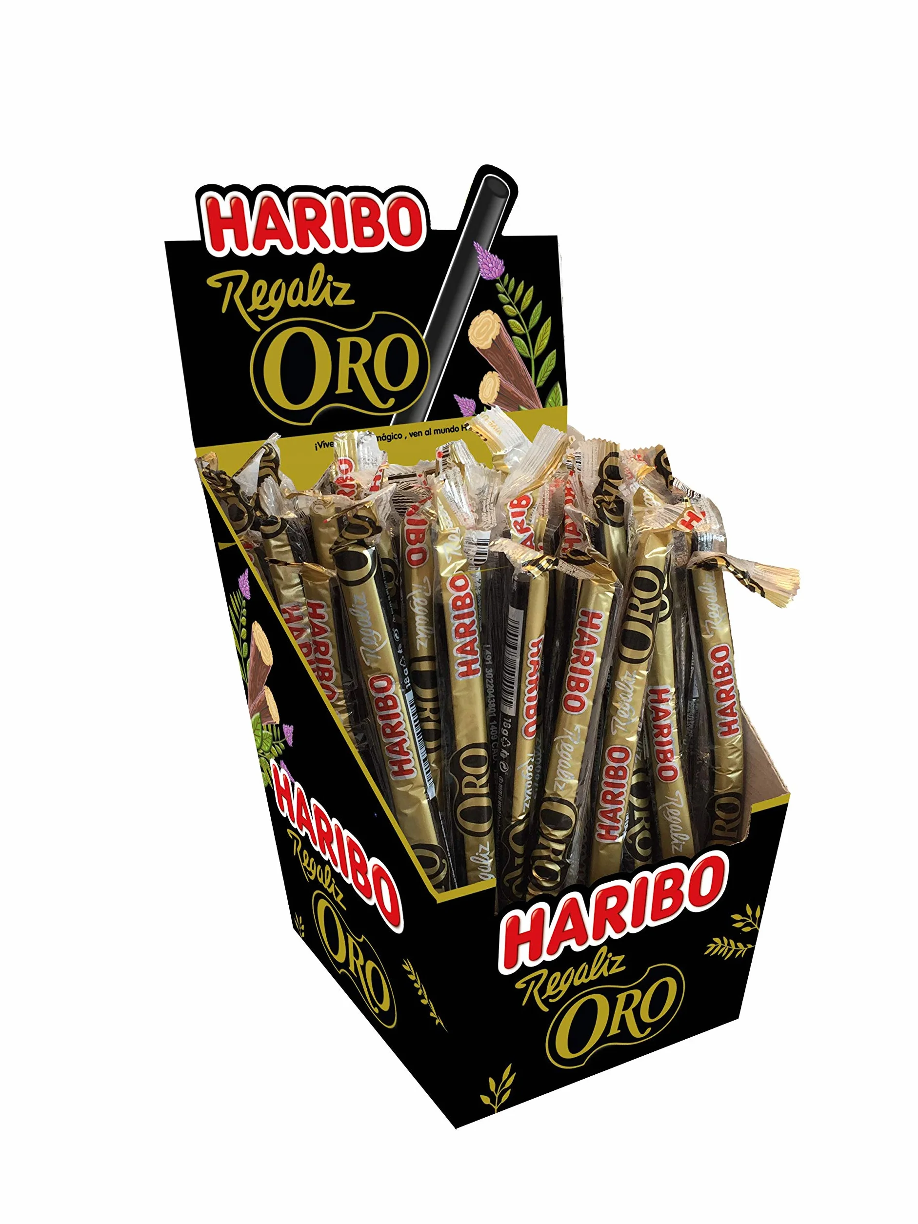 HARIBO Regaliz Oro 75u