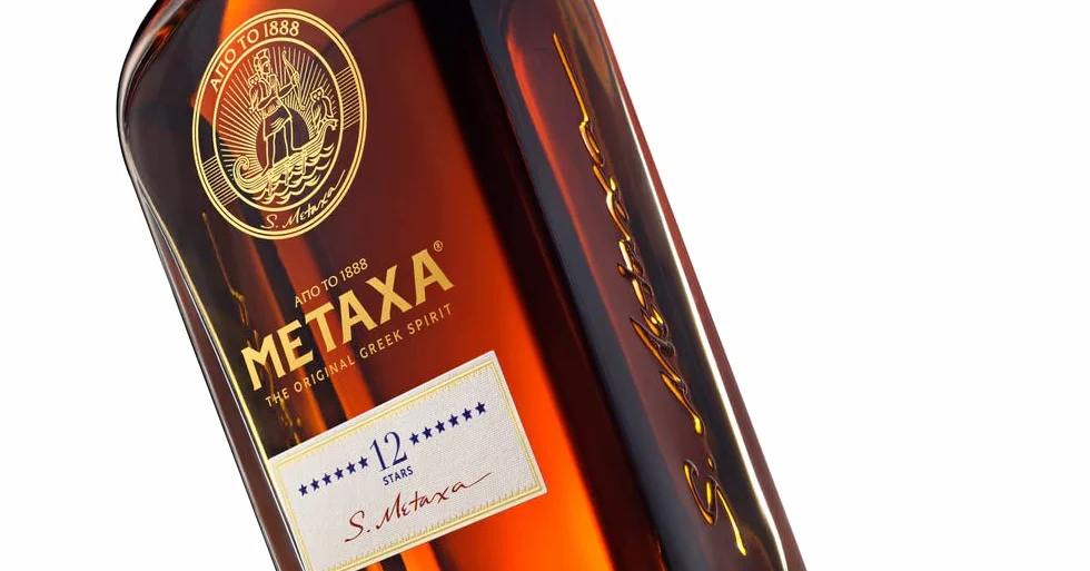 METAXA 12 - Brandy, 12 Estrellas, 40% Volumen de Alcohol, 70 cl