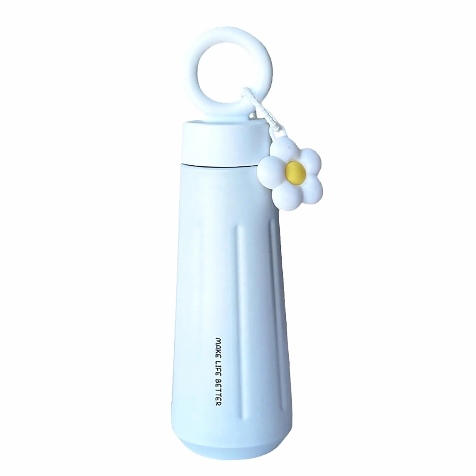 Botella de agua aislada al vacío 450ml 316 acero inoxidable girasol