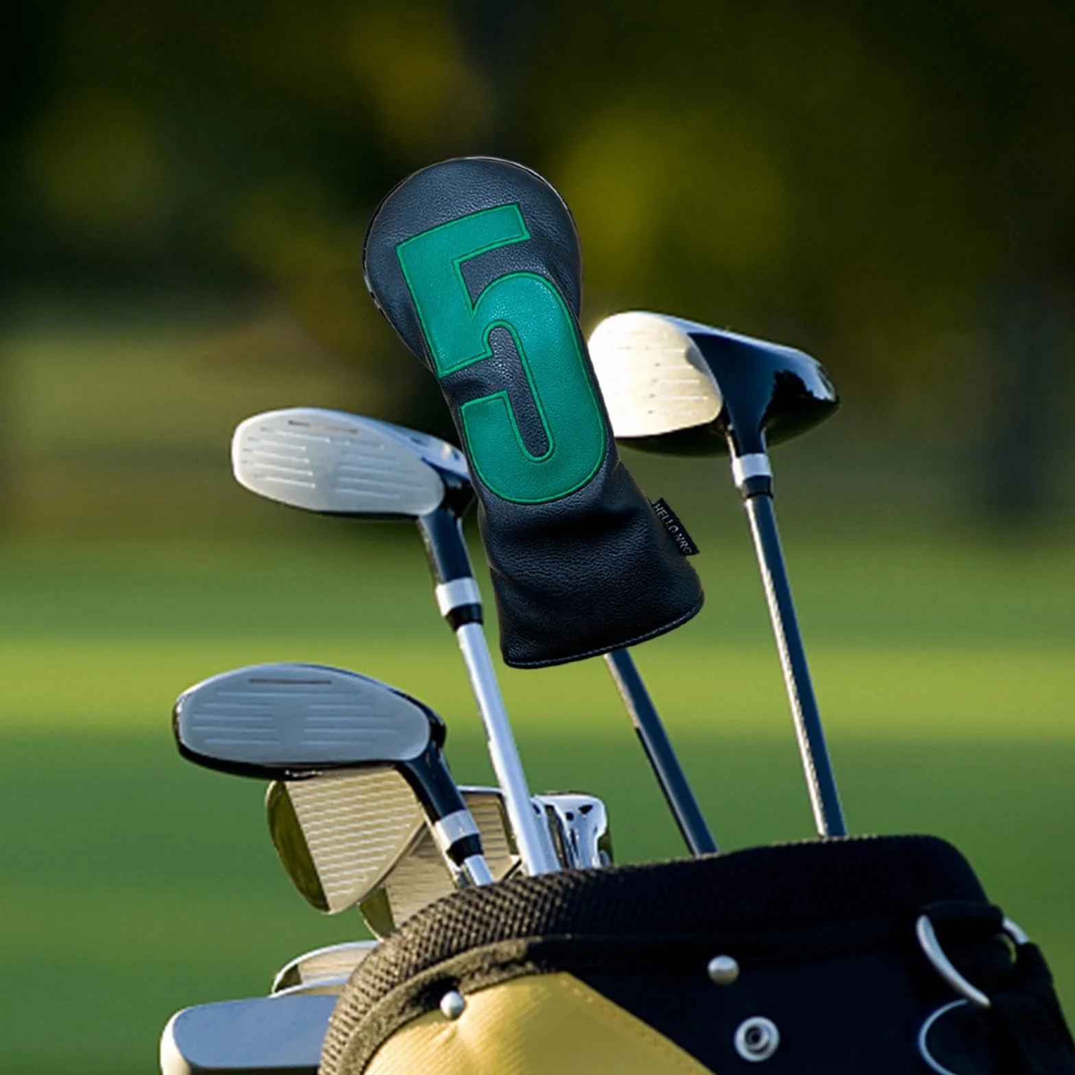 Funda para Cabeza de Palo de Golf para Maderas, Protector de Cuero PU
