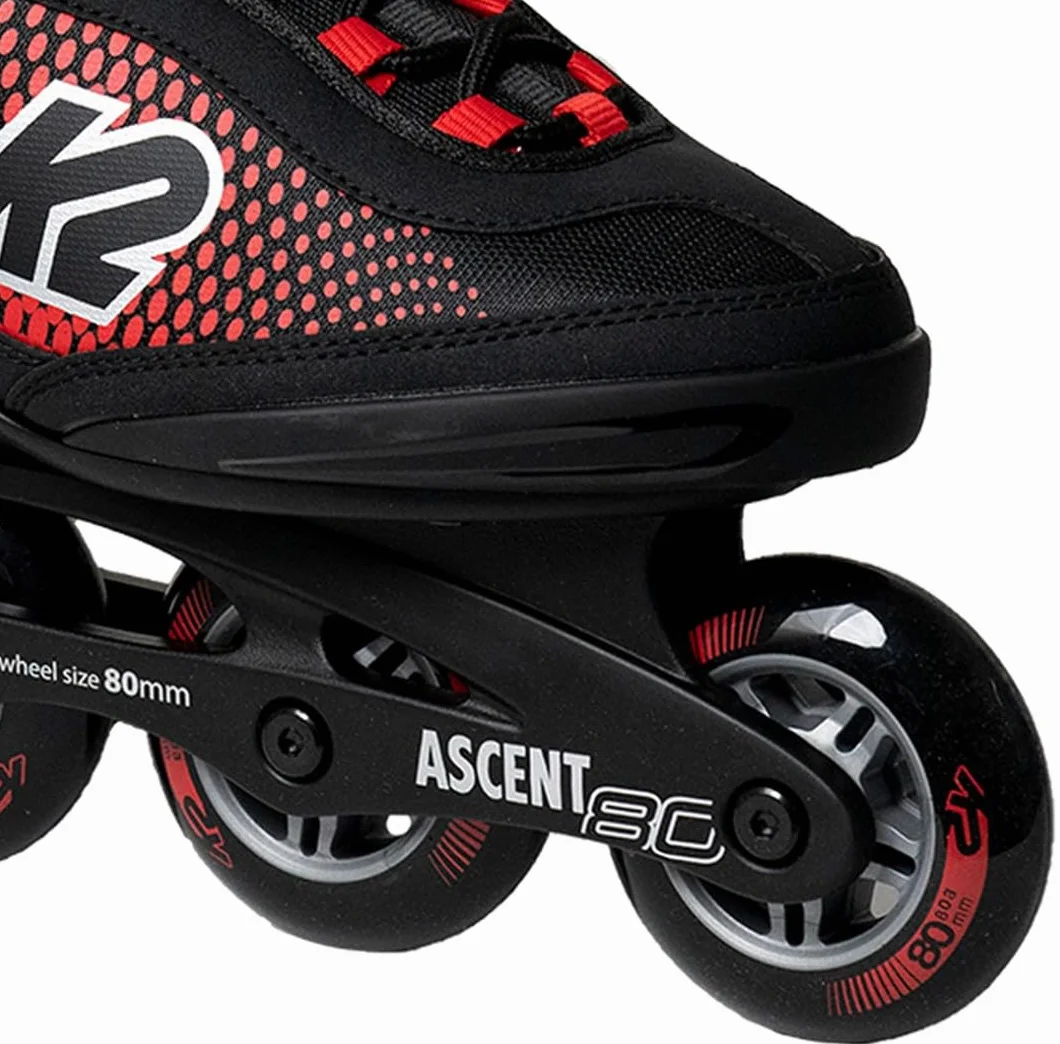 K2 Ascent 80 M Inline Skate Black/Red