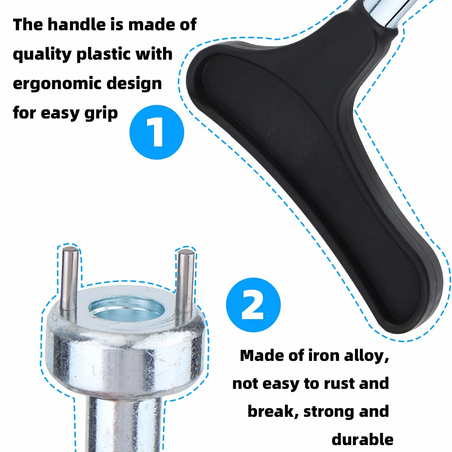 Llave Tacos Zapato de Golf, Herramienta Multifunción para Quitar Clavos, Ajuste Calas Universal