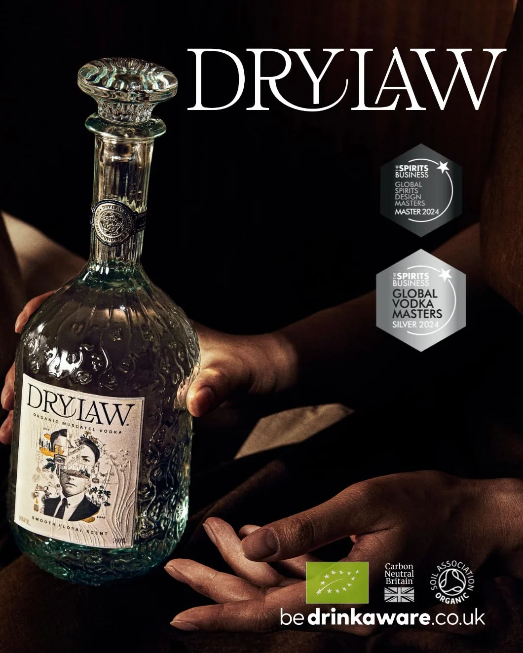 DRYLAW Vodka Orgánico de Uva Moscatel 40% vol 700 ml