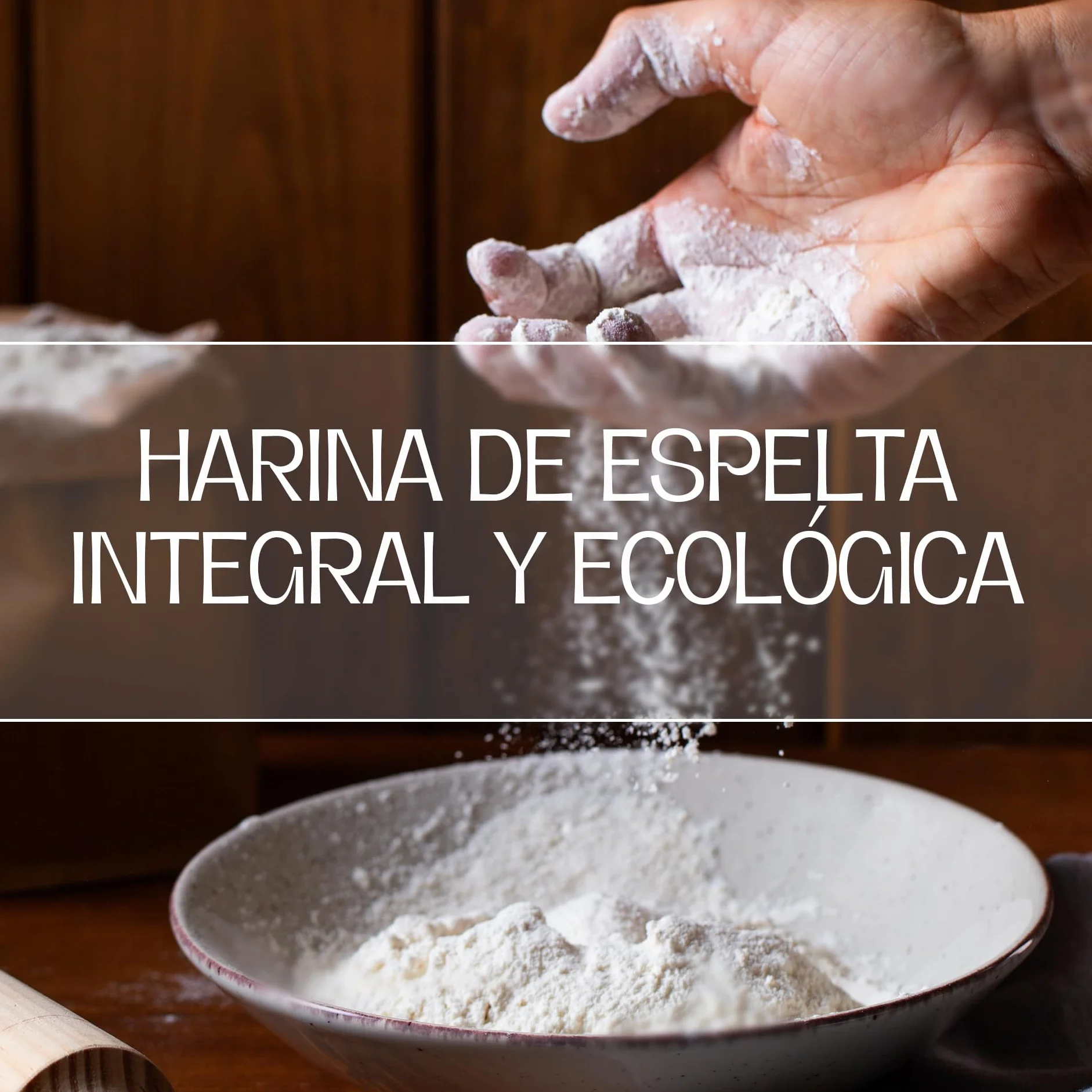 Harina De Espelta Integral Ecológica | 5 Kg | De Molino De Piedra | Para Pan Y Repostería | Harina Espelta 100% Natural | Favorece El Tránsito Intestinal | Fibra Alta Y Sabor Tradicional